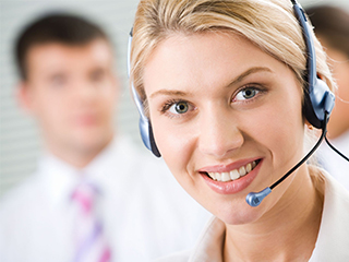Customer support page image